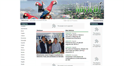 Desktop Screenshot of naviraidiario.com.br