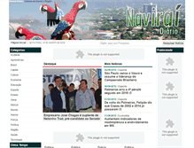 Tablet Screenshot of naviraidiario.com.br